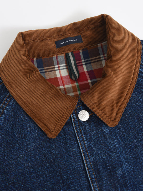 THREE POCKET DENIM CHORE STONE WASH_200